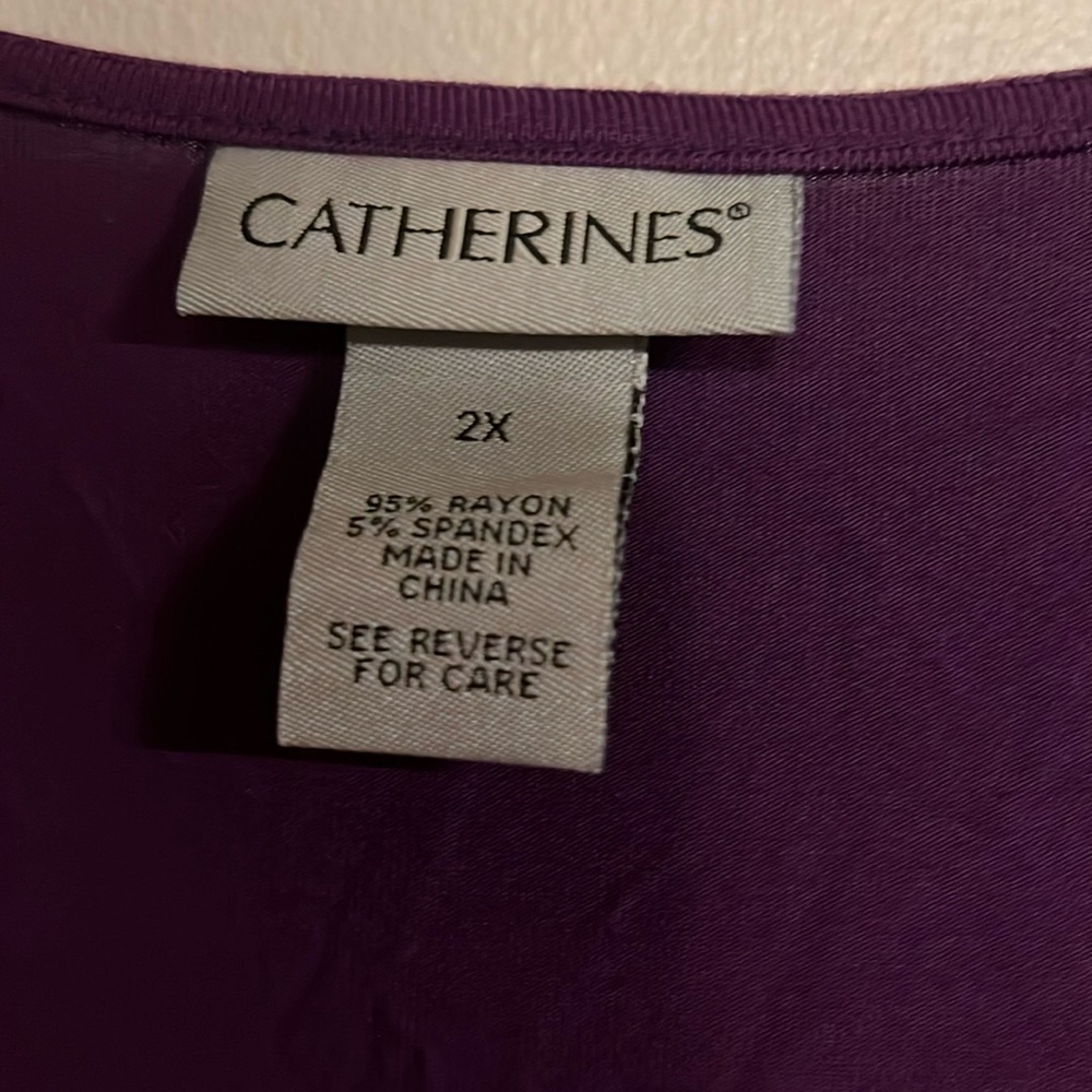 NWT Catherines Purple Scoop Neck Midi Sundress 1/2 off Wednesday expires - Picture 3 of 9